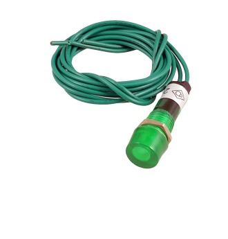 Индикаторная лампа зелёная с кабелем Арт. 0005120132-BT